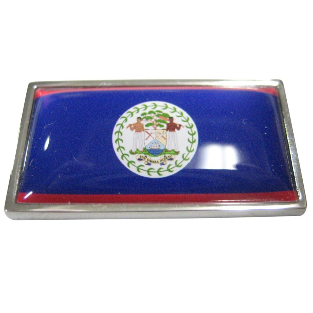 Thin Bordered Belize Flag Magnet - image 1